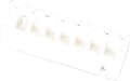 Pikkukuva 4 / 5: Inter-Tech 19'''' Cat.5e UTP 24 AMP, RJ-45, Cat5e, Musta, Metalli, Muovi, Telinekiinnitys, 482 mm