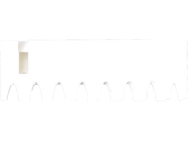 Inter-Tech 19'''' Cat.5e UTP 24 AMP, RJ-45, Cat5e, Musta, Metalli, Muovi, Telinekiinnitys, 482 mm