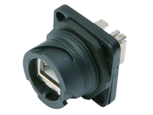 Telegärtner J80020A0003, RJ-45, Sort, Cat6
