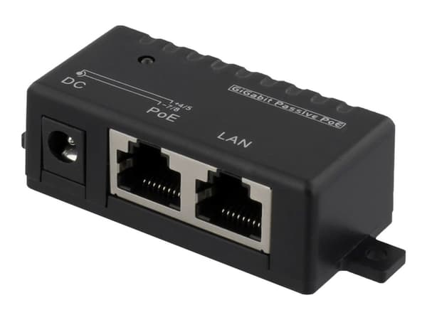 DELTACO POE-109 - Strøminjektor - 5 - 48 V - output-stikforbindelser: 1 - lajittelu