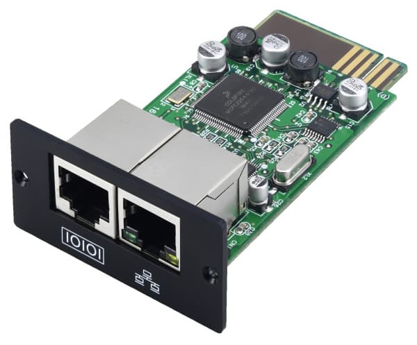 PowerWalker SNMP Manager - Adapter for fjernstyrt administrasjon - 100Mb LAN - 100Base-TX - for PowerWalker VFI 100, VFI 1000, VFI 10000, VFI 1500, V