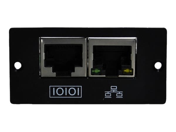 PowerWalker SNMP Manager - Adapter for fjernstyrt administrasjon - 100Mb LAN - 100Base-TX - for PowerWalker VFI 100, VFI 1000, VFI 10000, VFI 1500, V