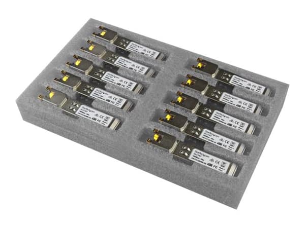 StarTech.com Cisco GLC-T-kompatibel SFP-sändtagarmodul - 1000BASE-T - 10-pack - SFP-sändar/mottagarmodul (mini-GBIC) (likvärdigt med: Cisco GLC-T) -