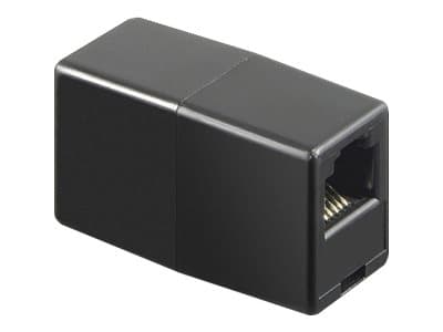 DELTACO MD-11D - Modulinnlegg - UTP - RJ-45 - svart