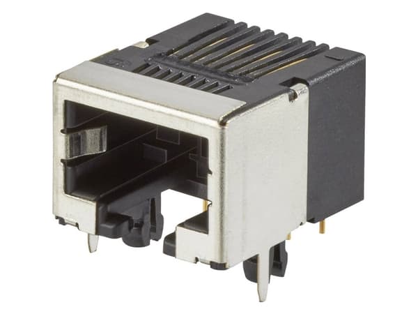 FCI Modular jacks RJ45 panel stik 92250-088LF Tilslutning, indbygning vandret Poler: 8P8C Metal 1 stk