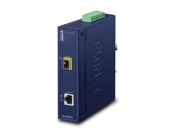 PLANET IGT-805AT - Fibermedieomformer - GigE - RJ-45 / SFP (mini-GBIC)
