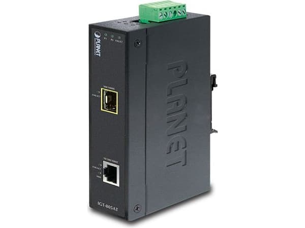 PLANET IGT-805AT - Fibermedieomformer - GigE - RJ-45 / SFP (mini-GBIC)