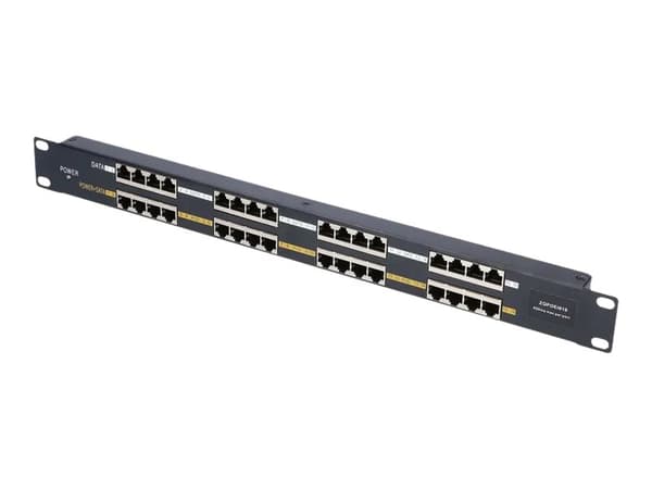Extralink - Strøminjektor (kan monteres i rack) - AC 100-240 V - 160 watt - utgangskontakter: 16 - 1U - 19"