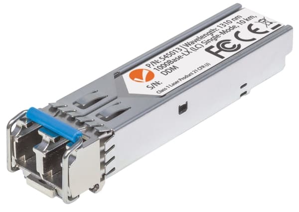 Intellinet 545013, Fiber optisk, 1000 Mbit/s, SFP, LC, 9/125 µm, 10000 m