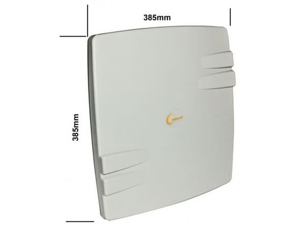 ALLNET ANT-58-1T1R-PATCH-385, 19 dBi, 5,15 - 5,85 GHz, 50 ohm (O), N-type, dobbel polarisering, 10 W