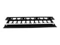 Miniatyrbilde 4 av 5: StarTech.com 1U Horizontal Finger Duct Rack Cable Management Panel with Cover - Server Rack Cable Duct - Rack Cable Organizer / Manager (CMDUCT1UX) -