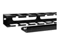 Miniatyrbilde 5 av 5: StarTech.com 1U Horizontal Finger Duct Rack Cable Management Panel with Cover - Server Rack Cable Duct - Rack Cable Organizer / Manager (CMDUCT1UX) -