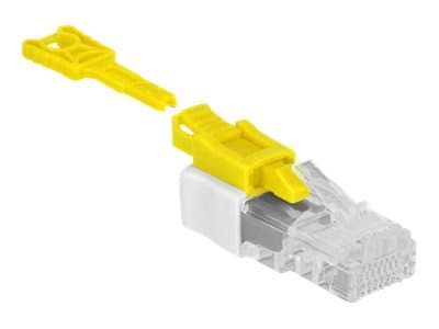 DeLOCK 85334, RJ45, Valkoinen, Keltainen, 5 kpl, Muovipussi