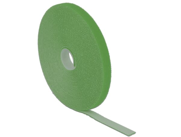 Delock Hook-and-loop fastener - Kabelfestebånd - 10 m - grønn