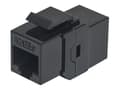 Miniatyrbilde 1 av 5: Intellinet Inline Coupler, Cat5e, UTP, Keystone Type, 8P8C Female to 8P8C Female, Black - Keystone-kopler - RJ-45 (hunn) til RJ-45 (hunn) - CAT 5e -