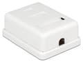 Miniatyrbilde 4 av 5: Delock - Overflatemonteringsboks for nettverk - CAT 6 - STP - RJ-45 - hvit