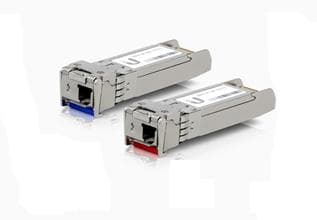 Ubiquiti U Fiber Single-Mode - SFP-sändar/mottagarmodul (mini-GBIC) - 10GbE - 10GBASE-BiDi (paket om 2)