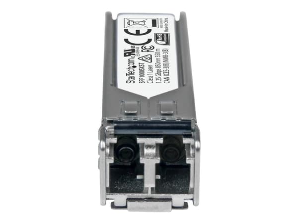 StarTech.com MSA Uncoded Compatible SFP Module, 1000BASE-SX, 1GbE Multi Mode (MMF) Fiber Optic Transceiver, 1GE Gigabit Ethernet SFP, LC Connector, 5