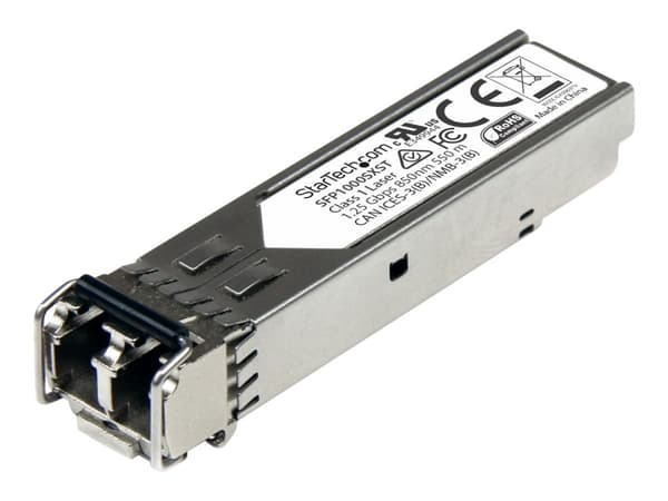 StarTech.com MSA Uncoded Compatible SFP Module, 1000BASE-SX, 1GbE Multi Mode (MMF) Fiber Optic Transceiver, 1GE Gigabit Ethernet SFP, LC Connector, 5