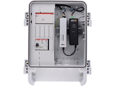 AXIS T8144 Industrial Midspan - Strøminjektor - DC 20 - 60 V - 60 watt - svart - for AXIS C1410, D3110, P1385-E, P1455-LE, P1455-LE-3, Q6100-E 50, W4