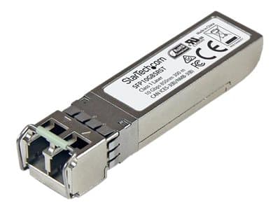 StarTech.com MSA Uncoded Compatible SFP+ Module, 10GBASE-SR, 10GbE Multi Mode (MMF) Fiber Optic Transceiver, 10GE Gigabit Ethernet SFP+, LC Connector