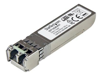 StarTech.com MSA Uncoded Compatible SFP+ Module, 10GBASE-SR, 10GbE Multi Mode (MMF) Fiber Optic Transceiver, 10GE Gigabit Ethernet SFP+, LC Connector