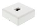 Miniatyrbilde 4 av 5: DELTACO VR-33 - Overflatemonteringsboks for nettverk - CAT 6 - UTP - RJ-45 - hvit