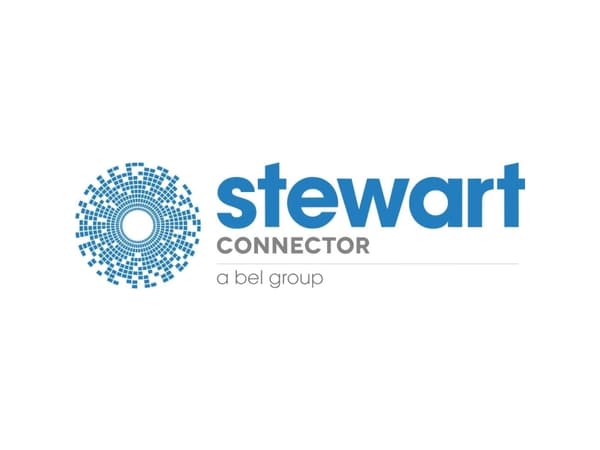 BEL Stewart Connectors SI-46001-F MagJack 10 / 100Base-TX vertikal 4 transformator med lysdioder SI-46001-F Connector, flush mount vertical 10 Base-T