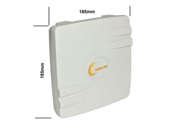 ALLNET ANT-24-1T1R-PATCH-185, 9 dBi, 2.4 - 2.5 GHz, 50 O, Riktantenn, N-typ, Dubbelpolarisering