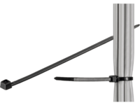 Microconnect CABLETIE6, Tikasmallinen johdinside, Musta, 292 mm, 3,5 mm, 3,5 mm, 100 g