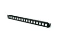 Miniatyrbilde 4 av 5: DIGITUS Professional DN-91400 - Koblingspanel - UTP - svart, RAL 9005 - 1U - 19" - 16 porter