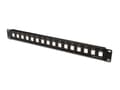 Miniatyrbilde 5 av 5: DIGITUS Professional DN-91400 - Koblingspanel - UTP - svart, RAL 9005 - 1U - 19" - 16 porter