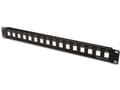 Miniatyrbilde 2 av 5: DIGITUS Professional DN-91400 - Koblingspanel - UTP - svart, RAL 9005 - 1U - 19" - 16 porter