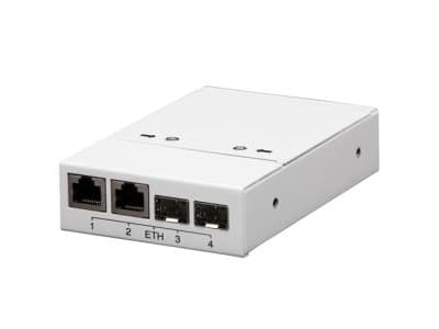 AXIS T8606 Media Converter Switch - Fibermediekonverterare - 100Mb LAN - 10Base-T, 100Base-TX - 2 portar - 2 x RJ-45 / 2 x SFP (mini-GBIC) - för AXIS
