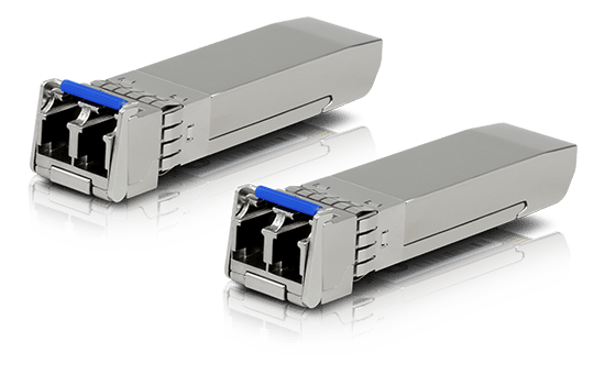 Ubiquiti U Fiber - SFP+ sändar/mottagarmodul - 10GbE - LC enkelläge - upp till 10 km - 1310 nm (paket om 2)