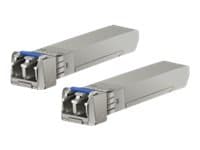 Ubiquiti U Fiber - SFP+ sändar/mottagarmodul - 10GbE - LC enkelläge - upp till 10 km - 1310 nm (paket om 2)