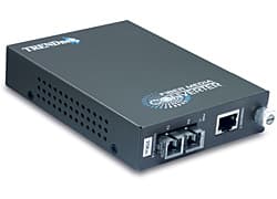 TRENDnet TFC-1000S20 - Fibermedieomformer - 1GbE - 1000Base-LX, 1000Base-T - RJ-45 / SC-enkeltmodus - opp til 20 km - 1300 nm - TAA-samsvar