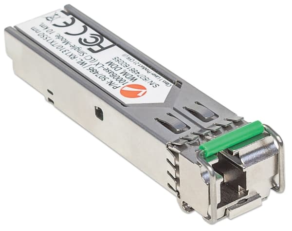 Intellinet 507486, Fiber optisk, 1000 Mbit/s, SFP, LC, 9/125 µm, 10000 m