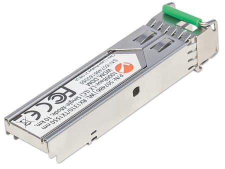 Intellinet 507486, Fiber optisk, 1000 Mbit/s, SFP, LC, 9/125 µm, 10000 m