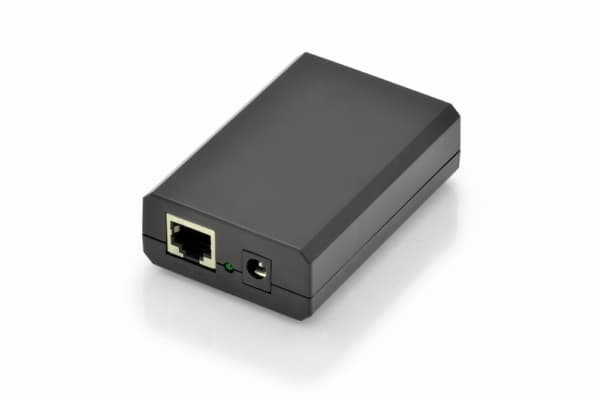 DIGITUS Professional DN-95204 - PoE splitter - DC 34 - 57 V - 12 watt - utgangskontakter: 1 - svart