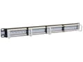 Miniatyrbilde 5 av 5: Intellinet Patch Panel, Cat6, UTP, 24-Port, 1U, Black - Koblingspanel - CAT 6 - UTP - RJ-45 X 24 - svart - 1U - 19"