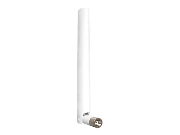 Delock WLAN RP-SMA - Antenne - Wi-Fi - 2 dBi (for 2400 MHz - 2500 MHz), 4 dBi (for 5100 MHz - 5875 MHz) - rundtstrålende - hvit