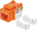 Miniatyrbild 5 av 5: Intellinet 210577, Platt, Orange, RJ-45, Honkoppling, 22/26, Cat5e