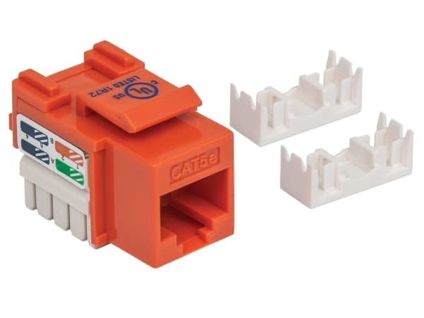 Intellinet 210577, Platt, Orange, RJ-45, Honkoppling, 22/26, Cat5e