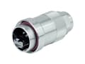 Miniatyrbilde 3 av 3: Telegärtner J60026A0000, TOC plug, Stål, Hunkjønn, Rett, Messing, Cat6a