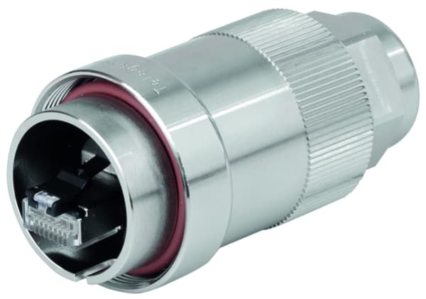 Telegärtner J60026A0000, TOC plug, Stål, Hunkjønn, Rett, Messing, Cat6a