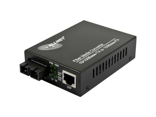 ALLNET ALL-MC107-ST-MM, 100 Mbps, IEEE 802.3,IEEE 802.3u,IEEE 802.3x, Fast Ethernet, 10,100 Mbps, 10BASE-T,100BASE-TX, 100BASE-FX