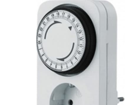 Bachmann Mechanical timer Switch - Automatisk strömbrytare - AC 230 V - vit