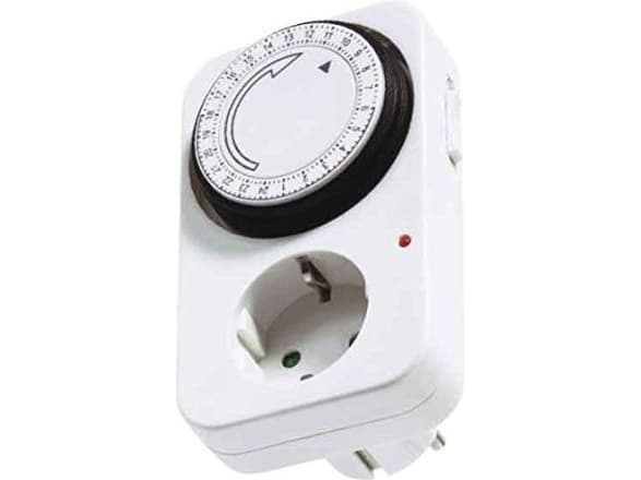 Bachmann Mechanical timer Switch - Automatisk strömbrytare - AC 230 V - vit