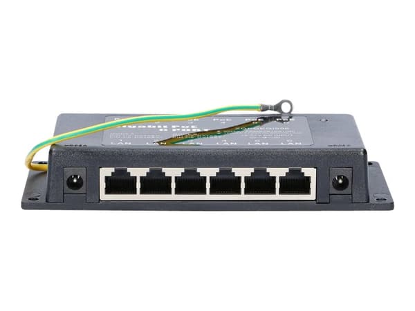 Extralink - Strøminjektor (veggmonterbar) - AC 100-240 V - 90 watt - utgangskontakter: 6 - svart